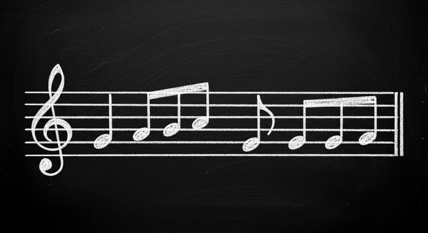 As notas musicais e sua organização